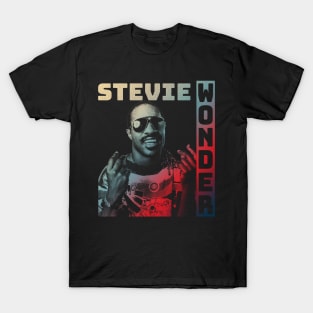 Stevie Wonder Graphite Pen 2 T-Shirt